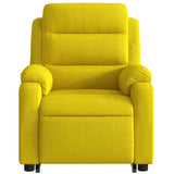 Fauteuil inclinable électrique jaune Velours