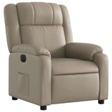 Fauteuil inclinable électrique Cappuccino Similicuir