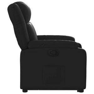 Fauteuil inclinable Noir Similicuir