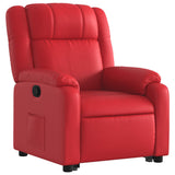Fauteuil inclinable Rouge Similicuir