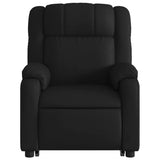 Fauteuil inclinable de massage électrique noir similicuir
