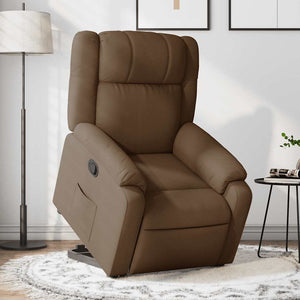 Fauteuil inclinable Marron Tissu