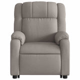 Fauteuil inclinable de massage Taupe Tissu