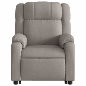 Fauteuil inclinable électrique taupe tissu