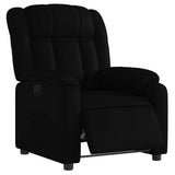 Fauteuil inclinable électrique Noir Similicuir