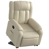 Fauteuil inclinable Crème Similicuir