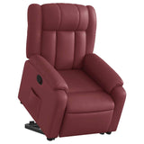 Fauteuil inclinable Rouge bordeaux Similicuir