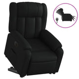 Fauteuil inclinable électrique noir similicuir