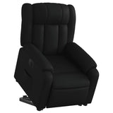 Fauteuil inclinable électrique noir similicuir