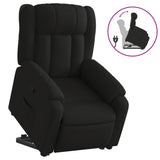 Fauteuil inclinable noir tissu