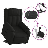 Fauteuil inclinable noir tissu
