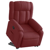 Fauteuil inclinable rouge bordeaux tissu