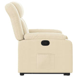Fauteuil inclinable Crème Tissu