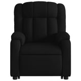 Fauteuil de massage inclinable Noir Tissu