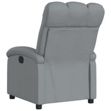 Fauteuil inclinable en tissu gris clair