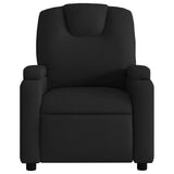 Fauteuil inclinable de massage en tissu noir