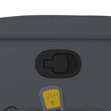 Fauteuil de massage inclinable gris similicuir