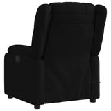 Fauteuil de massage inclinable noir tissu