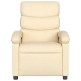 Fauteuil inclinable crème tissu