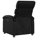 Fauteuil inclinable noir similicuir