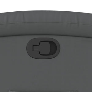 Fauteuil inclinable gris similicuir