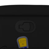 Fauteuil de massage inclinable noir similicuir