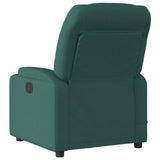 Fauteuil inclinable de massage vert foncé tissu
