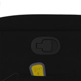 Fauteuil inclinable de massage noir tissu