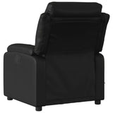 Fauteuil de massage inclinable noir similicuir