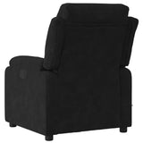 Fauteuil de massage inclinable noir velours