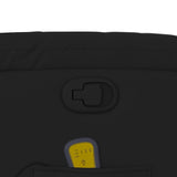 Fauteuil de massage inclinable noir similicuir