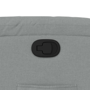 Fauteuil inclinable gris clair tissu