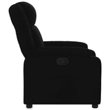 Fauteuil inclinable noir tissu