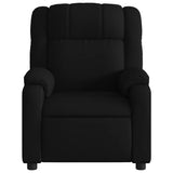 Fauteuil inclinable de massage noir tissu