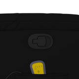 Fauteuil de massage inclinable noir similicuir