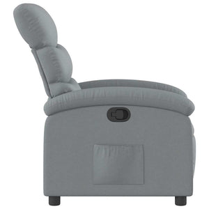 Fauteuil inclinable Gris clair Tissu