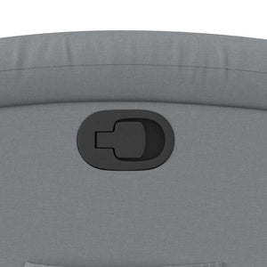 Fauteuil inclinable Gris clair Tissu