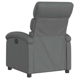 Fauteuil inclinable Gris foncé Tissu