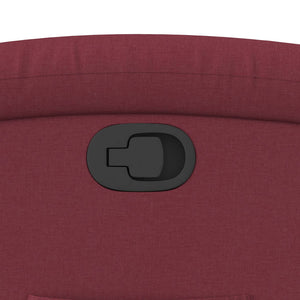 Fauteuil inclinable Rouge bordeaux Tissu