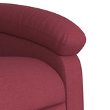 Fauteuil inclinable Rouge bordeaux Tissu