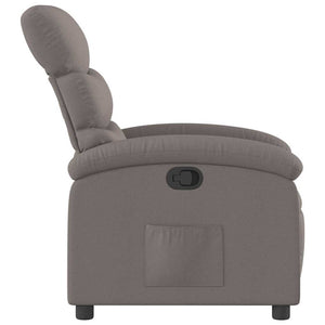 Fauteuil inclinable Taupe Tissu