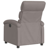 Fauteuil inclinable Taupe Tissu