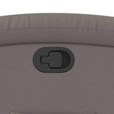 Fauteuil inclinable Taupe Tissu