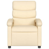 Fauteuil inclinable Crème Tissu