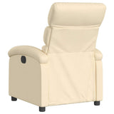 Fauteuil inclinable Crème Tissu