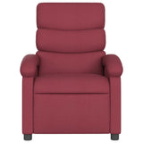 Fauteuil de massage inclinable Rouge bordeaux Tissu