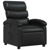 Fauteuil inclinable Noir Similicuir