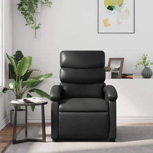 Fauteuil inclinable Noir Similicuir