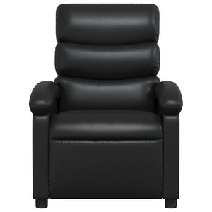 Fauteuil inclinable Noir Similicuir