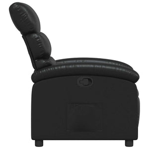 Fauteuil inclinable Noir Similicuir
